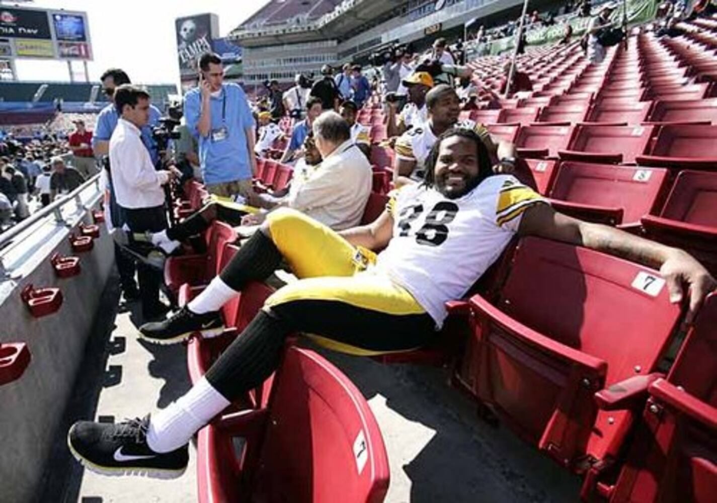 Super Bowl XLIII: Pittsburgh Steelers Media Day