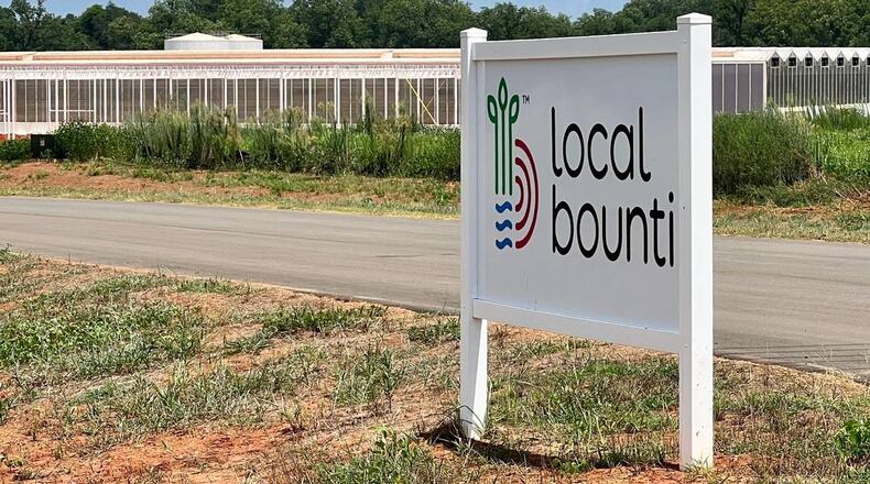 At a grand opening event in late July, the public is invited to to take a peek inside a hydroponic warehouse owned by Local Bounti, which acquired Hollandi Produce Group, which operated under the name of Pete’s, earlier this year for $122.5 million. The greenhouse at 201 Pete’s Way is in Peach County and within Warner Robins city limits off U.S. 41. The facility has a Byron mailing address. (Courtesy of Jason Vorhees/The Telegraph)