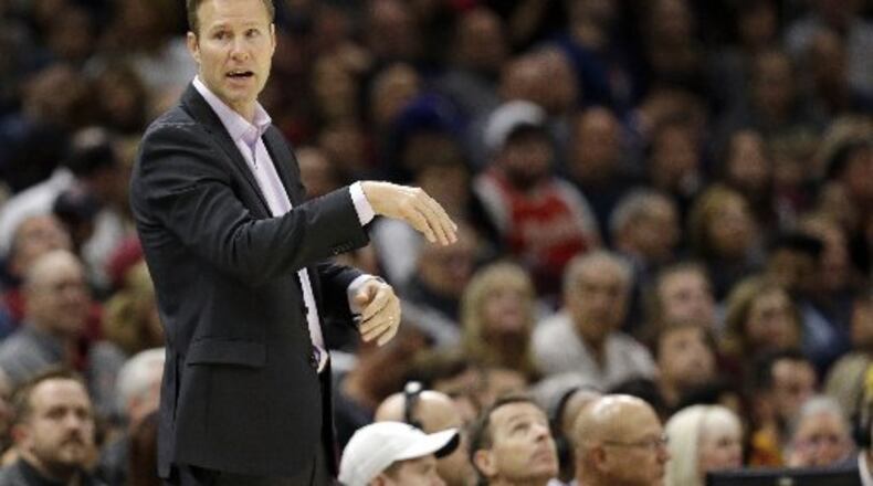 The Bulls went to the playoffs during Fred Hoiberg's first two seasons as coach. (AP Photo)