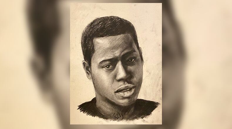 DeKalb County police released a drawing of a man wanted for shooting a motorist in the face on I-675.