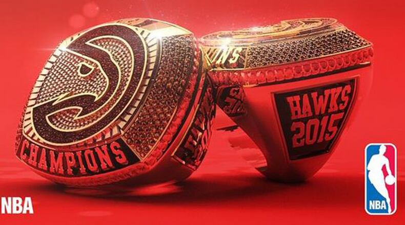 NBA dreams up Hawks' championship ring.