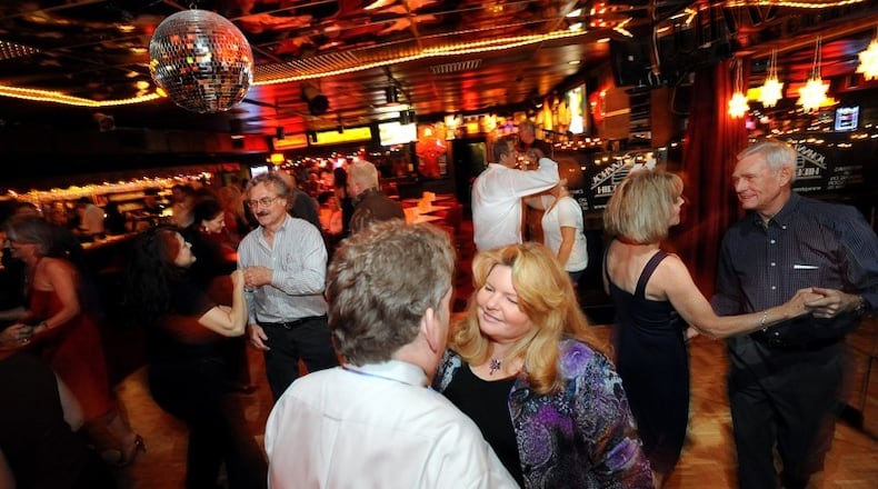 Bruce Stone and his wife Carol at Johnny's Hideaway.