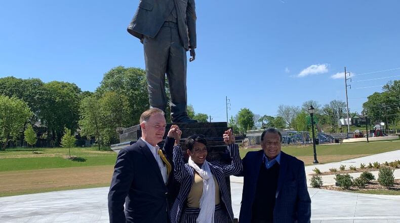 There will be a ceremony 10 a.m. June 29 to commemorate the opening of Rodney Cook Sr. Park, a 6-acre neighborhood park located at the corner of Joseph E. Boone Boulevard and Vine Street in Historic Vine City. CONTRIBUTED