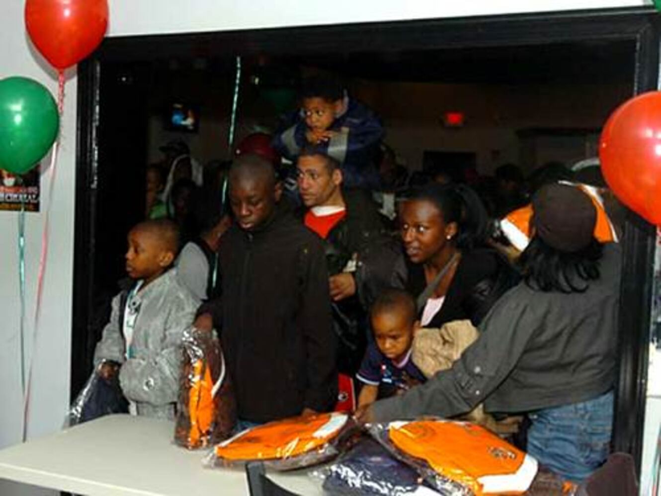 Friends, family turn out for T.I. Christmas