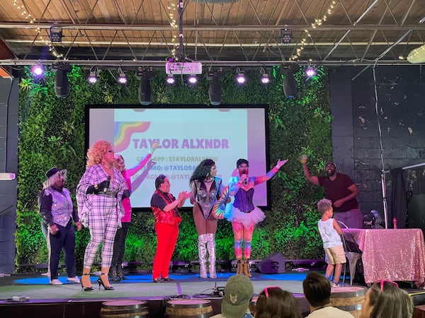 Wild Heaven Beer's West End taproom hosts Drag Brunch Bingo during Pride Month. (Courtesy of Wild Heaven Beer)
