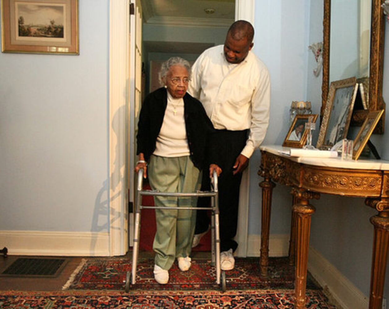 Woman honored by Obama celebrates 107th