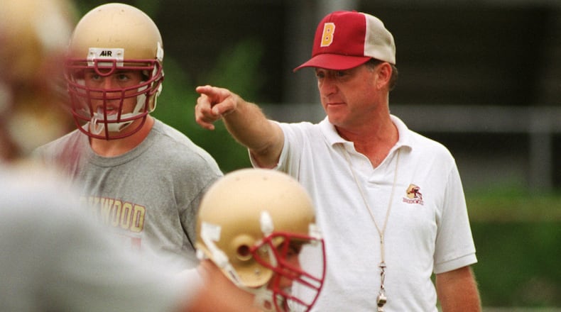 Dave Hunter led the 1996 Brookwood football team that won Gwinnett County’s first state football championship.