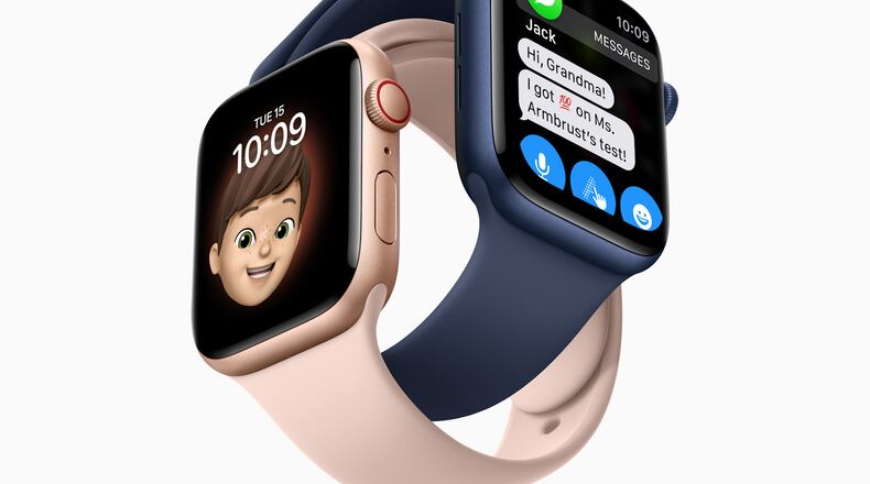 An Apple watch does more than tell time with features for messaging, music and fitness.
Courtesy of Apple Inc.