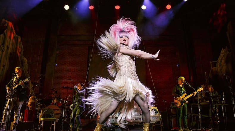 Actor Euan Morton performs as transgender rock singer Hedwig in the touring version of the Broadway musical “Hedwig and the Angry Inch,” which will be at the Fox Theatre April 4-5. CONTRIBUTED BY JOAN MARCUS