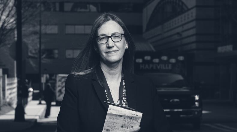 Atlanta Journal-Constitution investigative journalist Carrie Teegardin. Photo by Ben Gray
ben@bengray.com XT046804.JPG