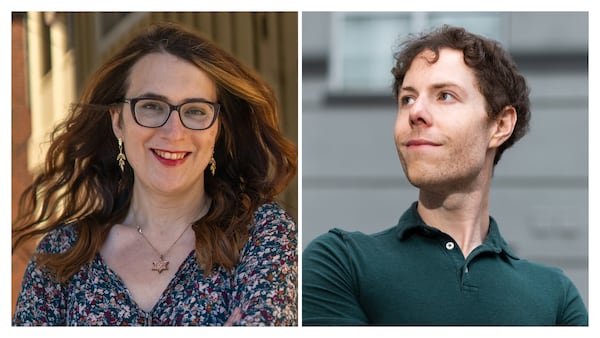 Aaron Baker (left) and Jeremiah Olney are Democratic Socialists who challenged sitting Democratic House members in this year’s primary. (Courtesy)