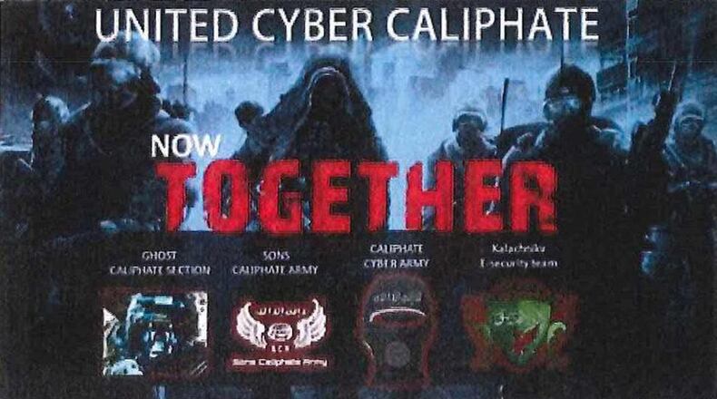 Federal authorities arrested Kim Anh Vo just south of Augusta Tuesday, accusing her of joining the United Cyber Caliphate, an online group that has pledged allegiance to the Islamic State. This image comes from the complaint federal prosecutors filed against her in court.