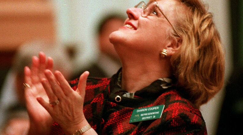 House Health & Human Services Chairwoman Sharon Cooper, R-Marietta, sponsored legislation to let dental hygienists perform basic dental services to thousands of poor Georgians without a dentist being present. CHARLOTTE B. TEAGLE/Staff