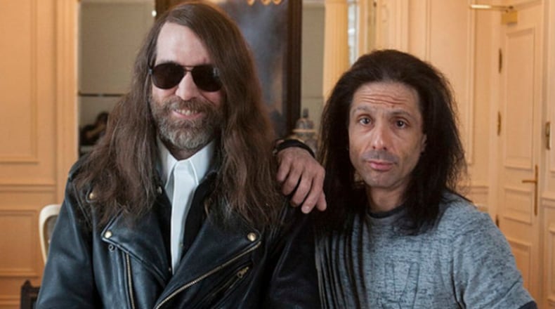 Trans-Siberian Orchestra founder Paul O'Neill has died, the band announced April 5, 2017. He was 61. Here, O'Neill and Al Pitrelli pose in Amsterdam in 2011. (Photo by Paul Bergen/Redferns)