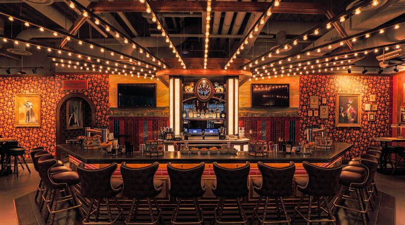 A rendering of the interior of Flight Club, set to open in Atlanta. / Courtesy of Flight Club