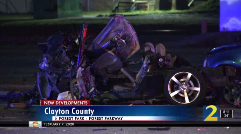Three people were killed Friday evening in a multivehicle head-on crash in Clayton County.