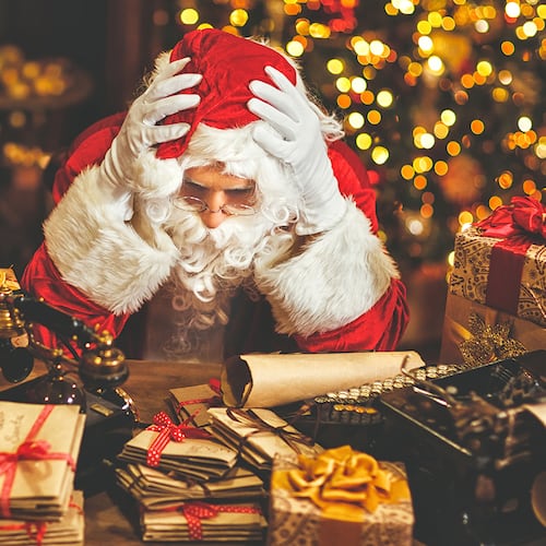 What's a Santa to do? Stress is nearly unavoidable during the holidays. (Dreamstime/TNS)