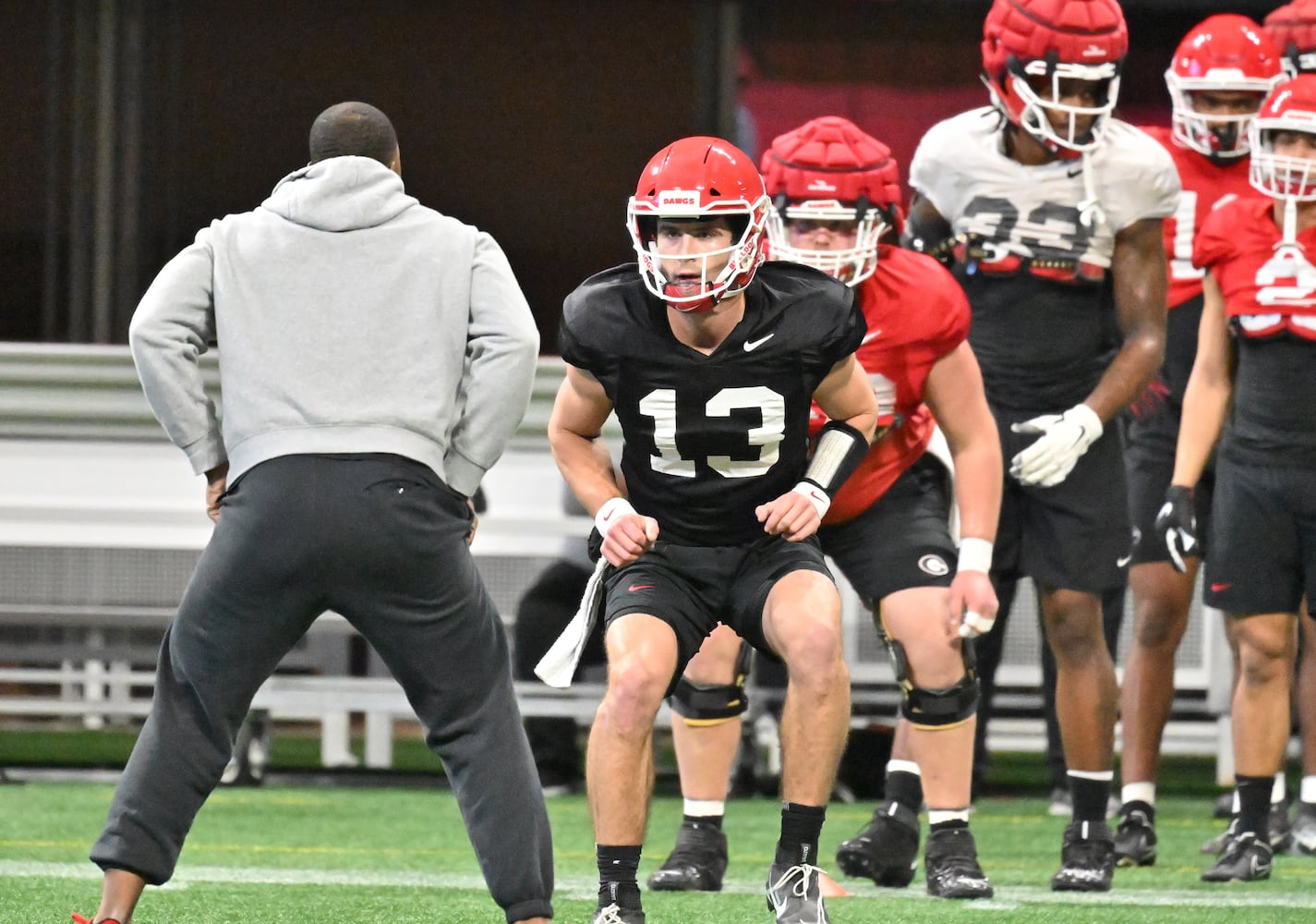 Peach Bowl Georgia practice