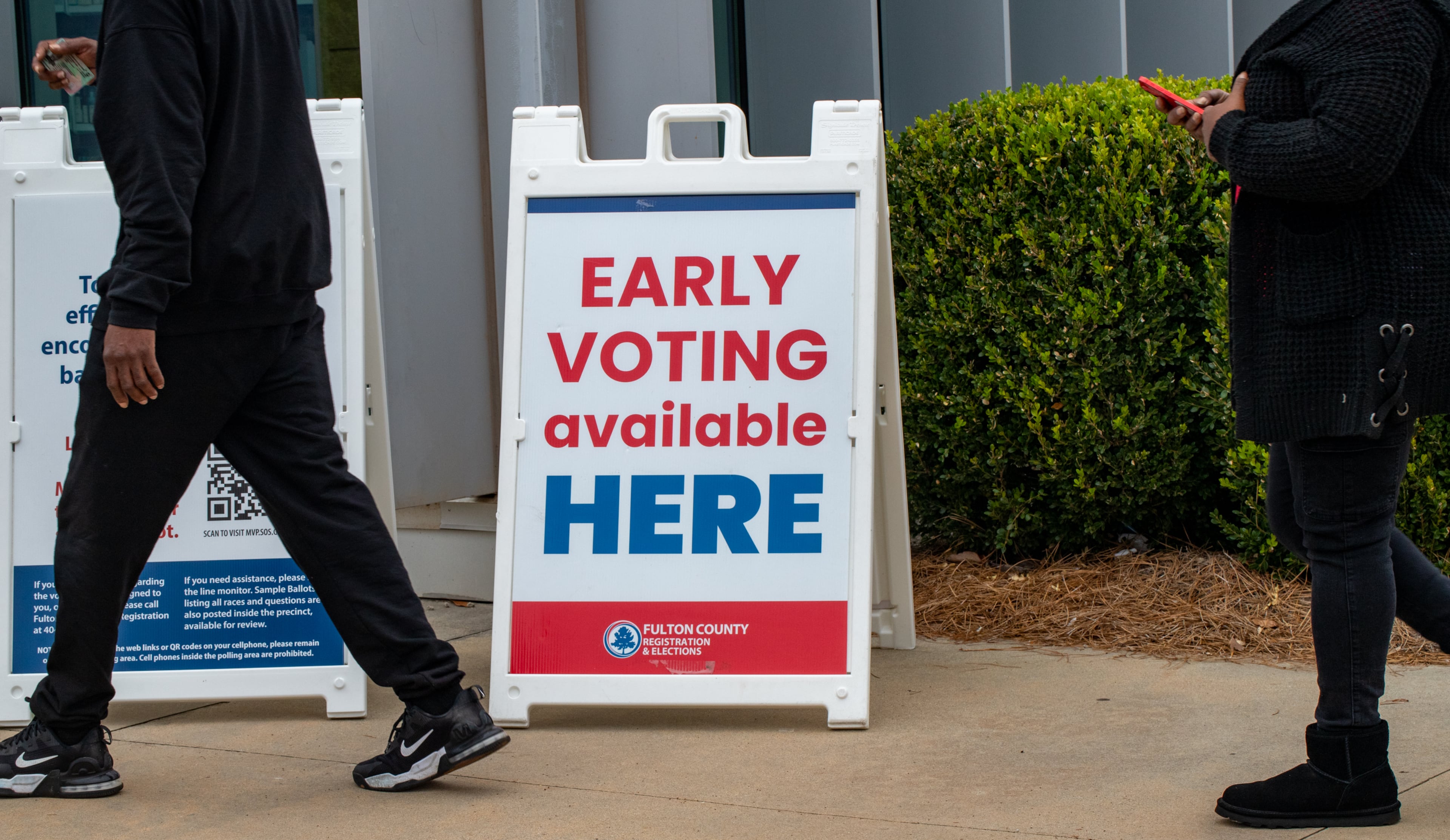 Early voting is underway in Georgia.