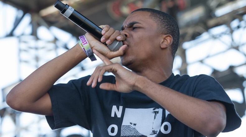 Rapper Vince Staples performs on the Austin Ventures stage at ACL Music Festival on Saturday, October 3, 2015. (Suzanne Cordeiro/American-Statesman)