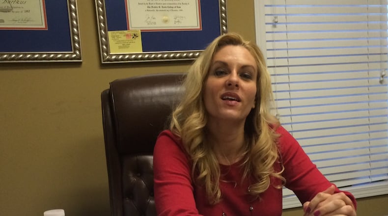 Attorney Ashleigh Merchant stumbled upon a courtroom security video that shows a Cobb County judge saying seemingly damning statements. Photo by Bill Torpy