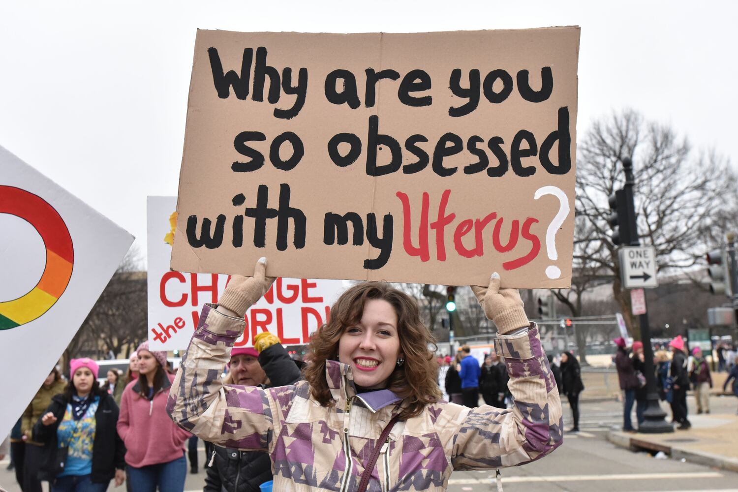 Signs of the times at Women's March in D.C.