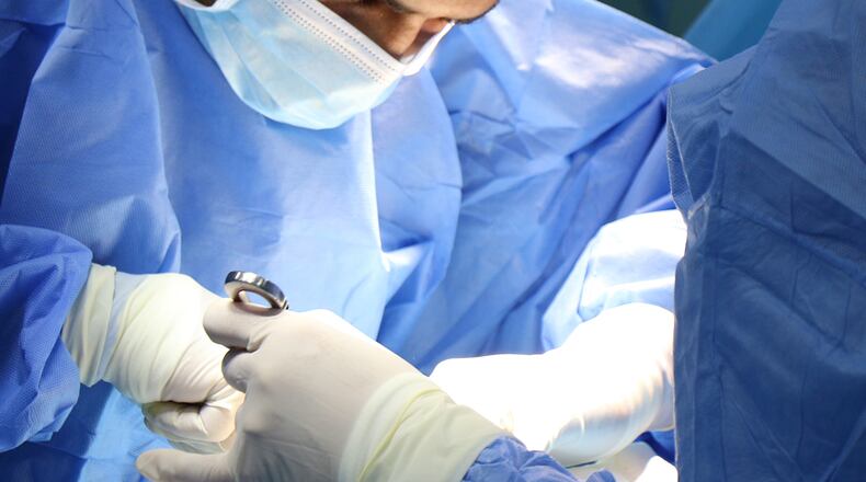 A son gave his mother a life-changing gift before Mother's Day when he donated part of his liver to her (not pictured).