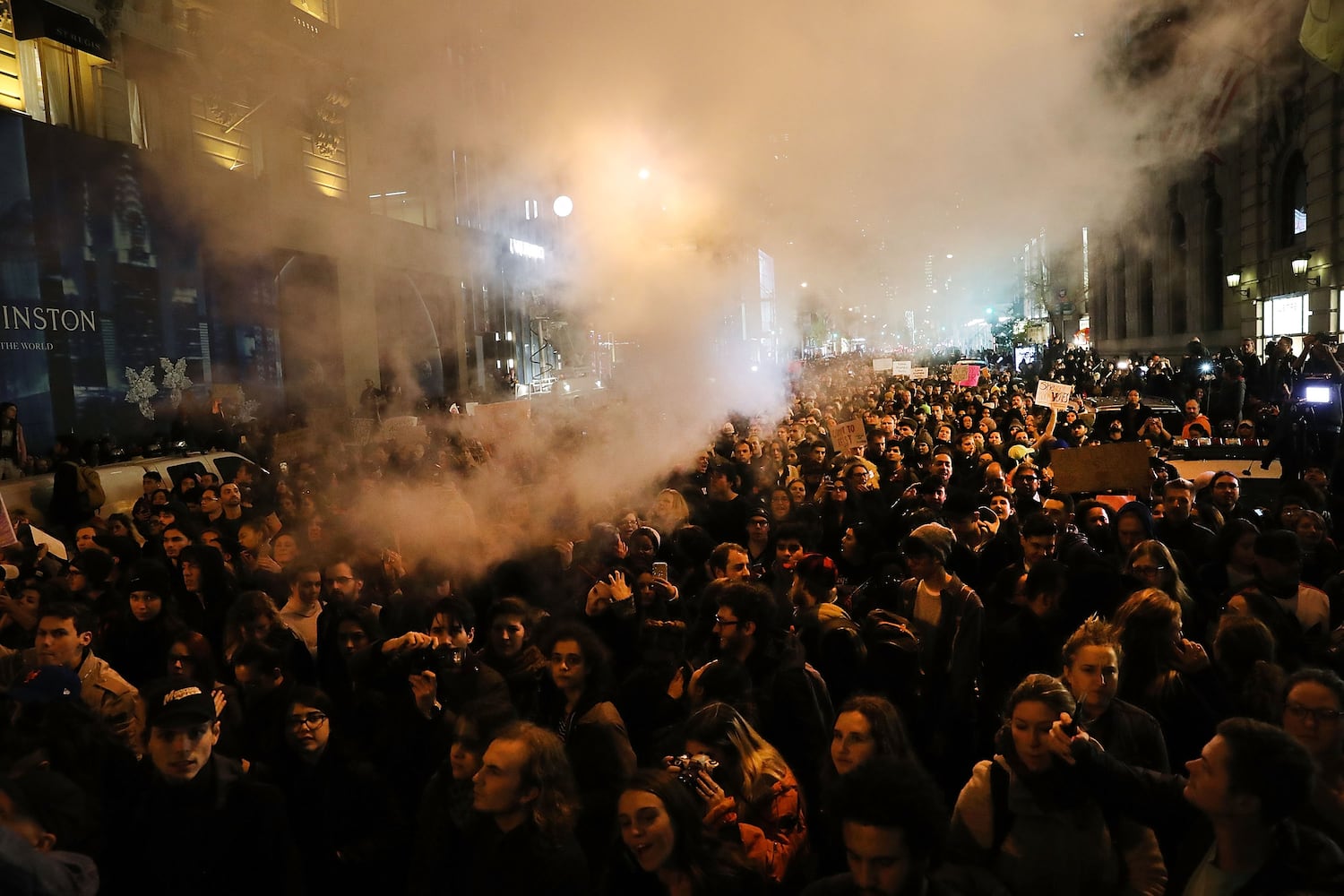 Anti-Trump protests erupt in U.S. cities, Nov. 9 2016