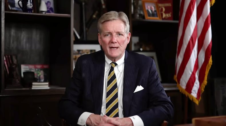 Brant Frost IV is the founder of First Liberty Building & Loan of Newnan. The Securities and Exchange Commission alleged Frost and First Liberty operated a Ponzi scheme. (First Liberty Building and Loan YouTube via AJC)