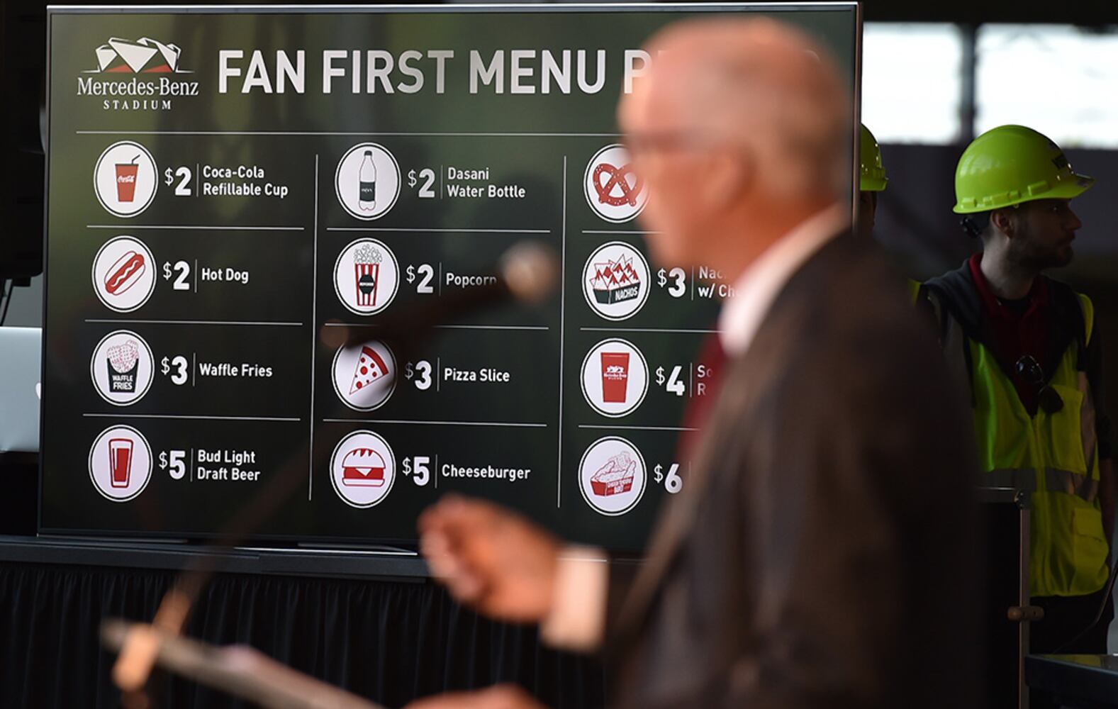 Fan-friendly food pricing at Mercedes-Benz Stadium