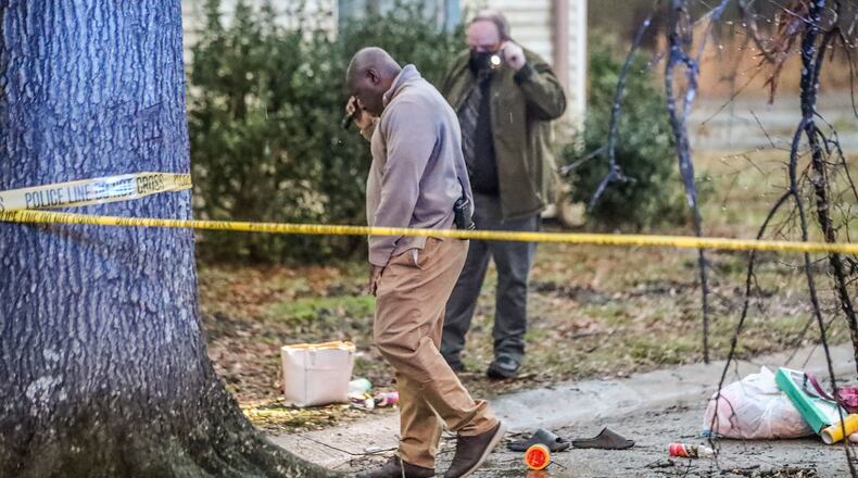 A pregnant woman is in critical condition after she was shot at the Brannon Hill condominiums, police said.