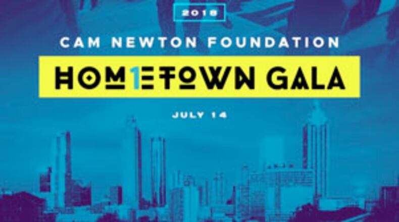 The Cam Newton Foundation’s Hometown Gala is set for Saturday at the Intercontinental Buckhead Hotel.