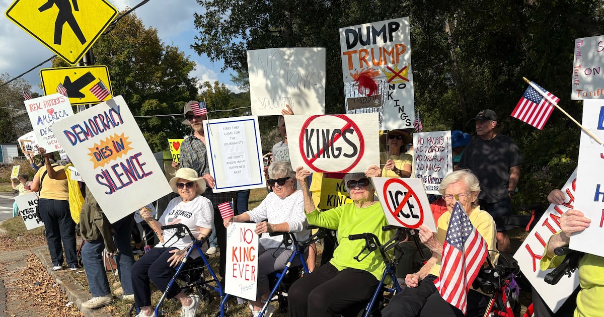 DeKalb County seniors take to streets for ‘No Kings’ rally