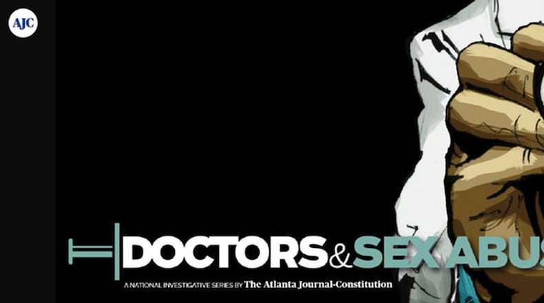 The Atlanta Journal-Constitution series on Doctors & Sex Abuse is a finalist for the Goldsmith Award for Investigative Reporting.