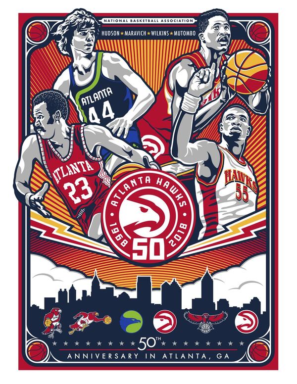 The Atlanta Hawks are celebrating their 50th anniversary in the city by completing 50 acts of service to help 50,000 people in metro Atlanta.