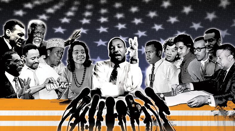 The King generation: Civil rights leaders who were advisors and associates of MLK Jr. roughly 1955-1968