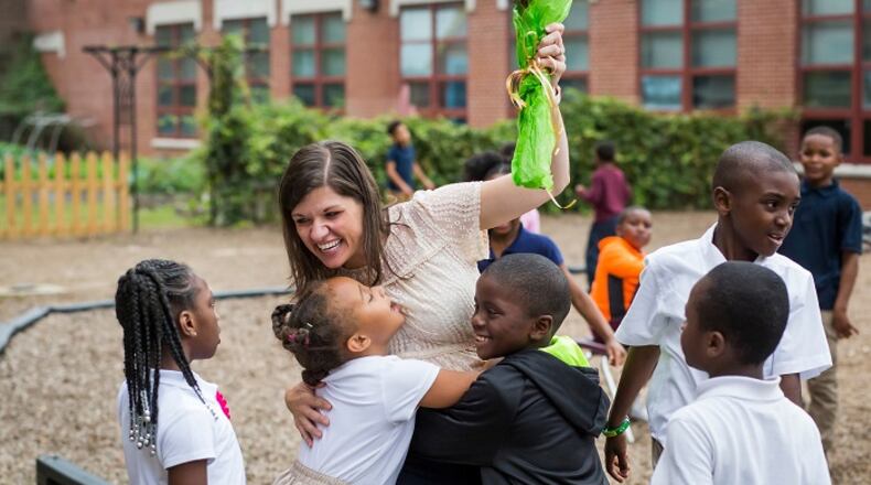 Tracey Pendley, fourth-grade teacher from Burgess-Peterson Elementary School, was named the Atlanta Public Schools Teacher of the Year on Wednesday.