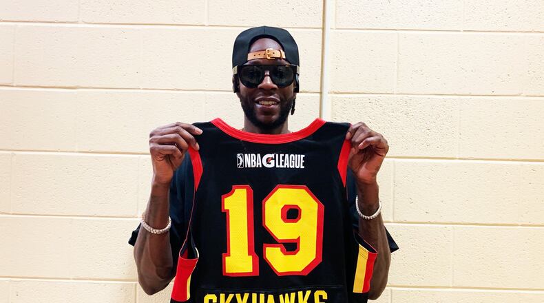 2 Chainz is part of the ownership group for the Atlanta Hawks' G Team, the College Park Skyhawks. Courtesy College Park Skyhawks