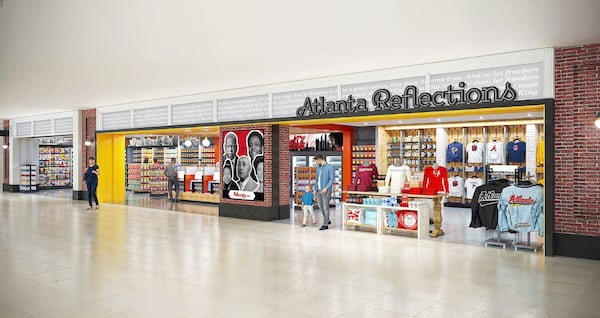 atlanta Reflections gift shop will be part of the new retail shopping at the airport. (Courtesy of Hudson Group)