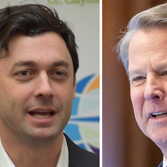 U.S. Sen. Jon Ossoff, D-Ga., and Republican Gov. Brian Kemp. (AJC file photos)