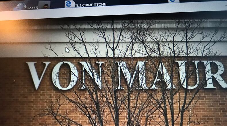 The incident took place at the Von Maur store at North Point Mall.