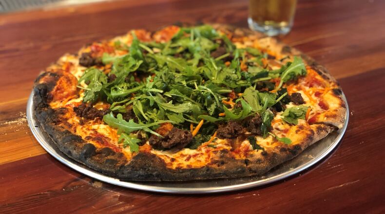 A Korean pizza from the menu of Salaryman. / Courtesy of Salaryman