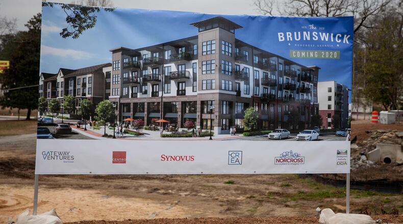 Norcross recently broke ground and revealed details for ‘The Brunswick’, a new multifamily development, part of the city’s eight-year Downtown Norcross Expansion project. (Courtesy City of Norcross)