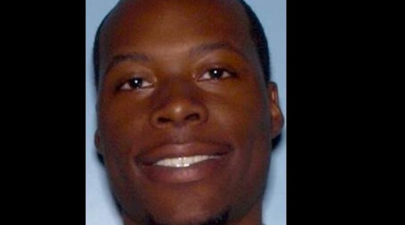 Police are looking for Jamez Maclin, seen here in his driver’s license photo. They believe he tried to kidnap a woman after he followed her home from a Walmart in Buford.