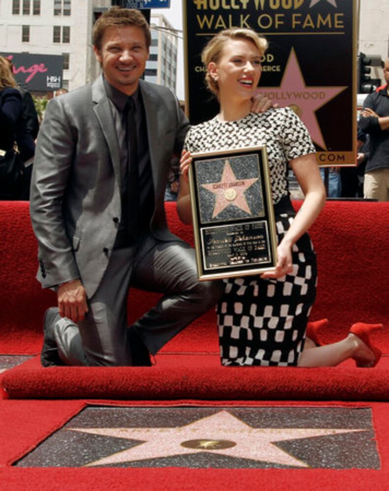Scarlett Johansson gets Hollywood star