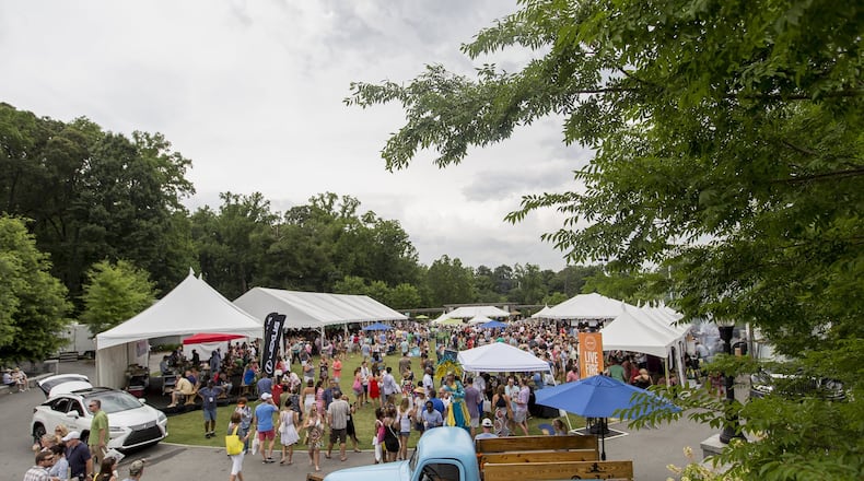 This year’s festivalgoers can enjoy the all-inclusive tasting tents over three indulgent days. CONTRIBUTED BY RAFTERMEN / AFWF