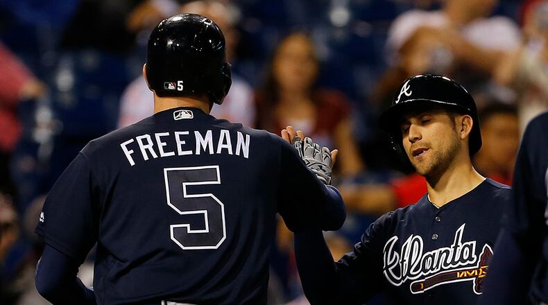 Braves first baseman Freddie Freeman, a two-time All-Star, is among the team's veteran players.