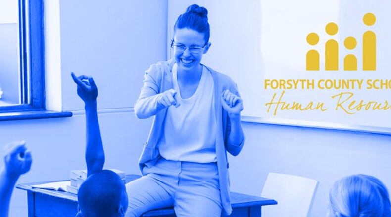 The Forsyth County schools invite certified educators to a job fair Saturday, Feb. 23, in Cumming to talk about teaching positions for the 2019-20 school year. FORSYTH COUNTY SCHOOL DISTRICT