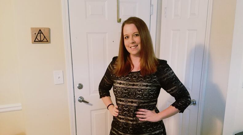 Molly Talbert was down to 180 pounds when this photo was taken in March 2017. CONTRIBUTED BY MOLLY TALBERT