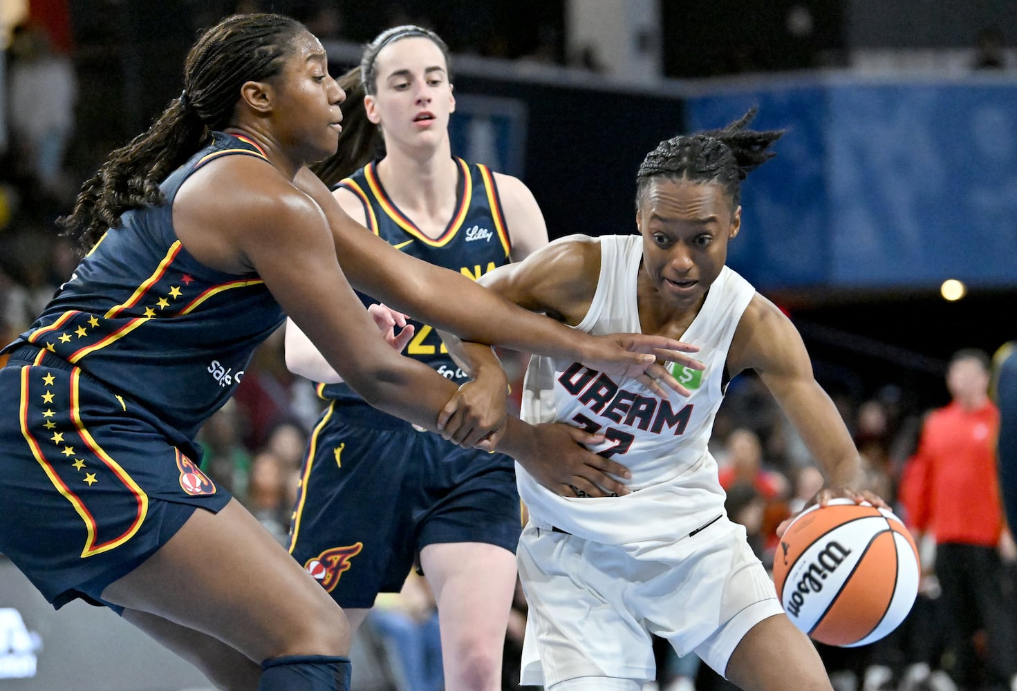 Exhibition game between Atlanta Dream and Indiana Fever